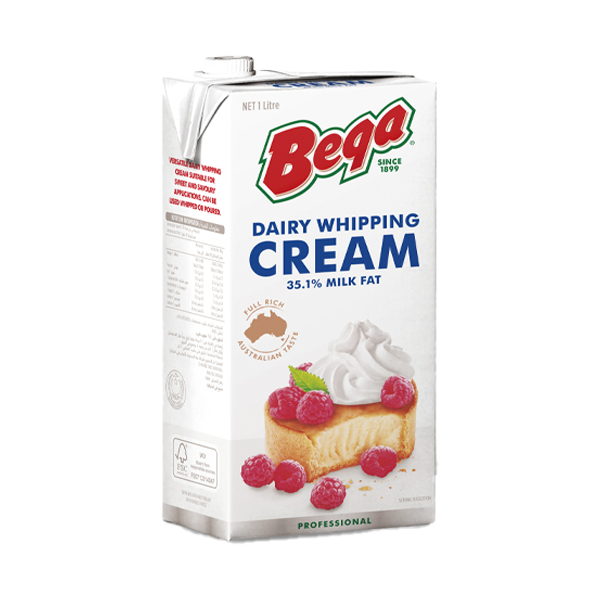 Bega Whipping Cream 1L Bega Foodservices MY