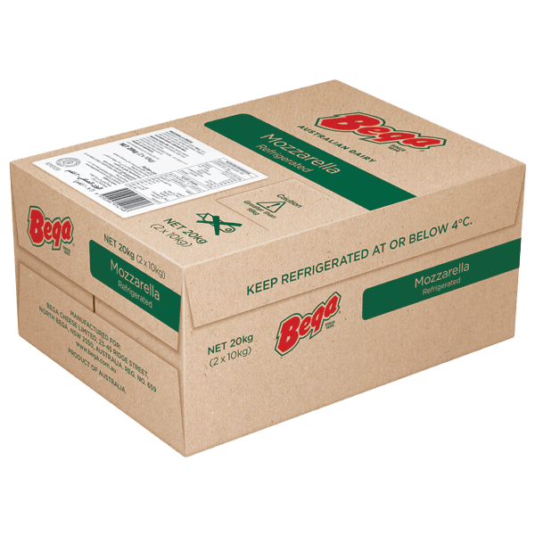 Bega Mozzarella Block 20kg Bega Foodservices MY
